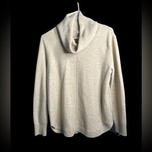 Calvin Klein Cowl Neck Sweater Cream Size Medium